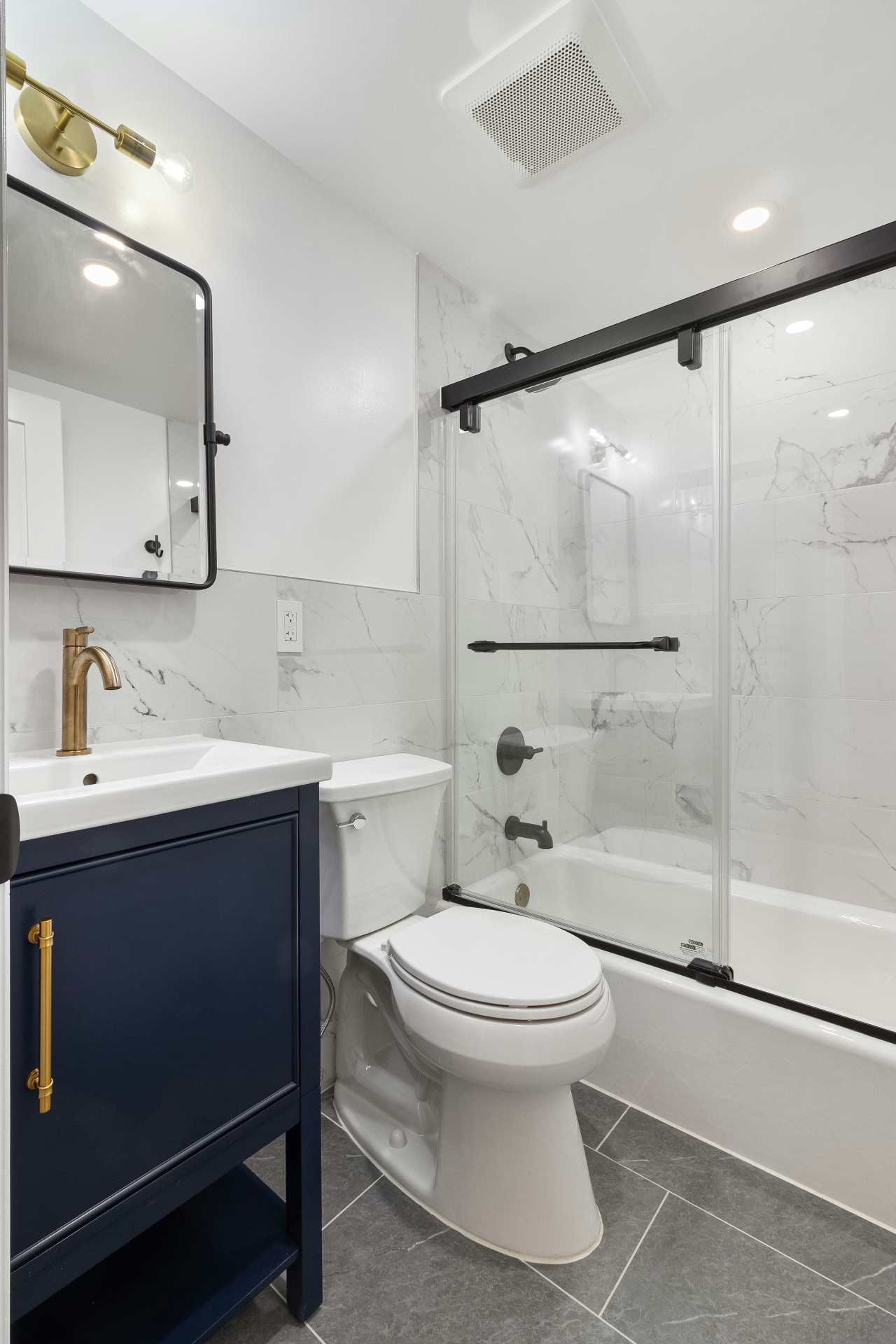 Bathroom renovation in progress